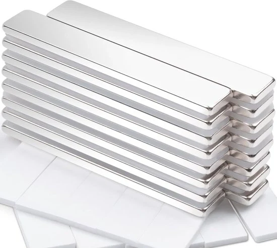 Magnetodi Neodymium Extra Forte - 16 Pezzi - Rettilineo - 60x10x3 mm