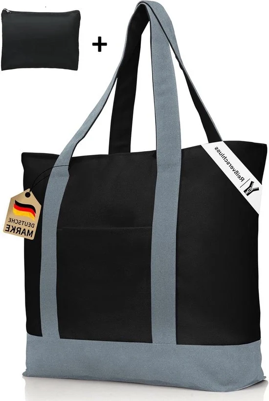 Borsa di alta qualità - Tasca di cotone pregiata - 1 pezzo - 40 x 15 x 38 cm