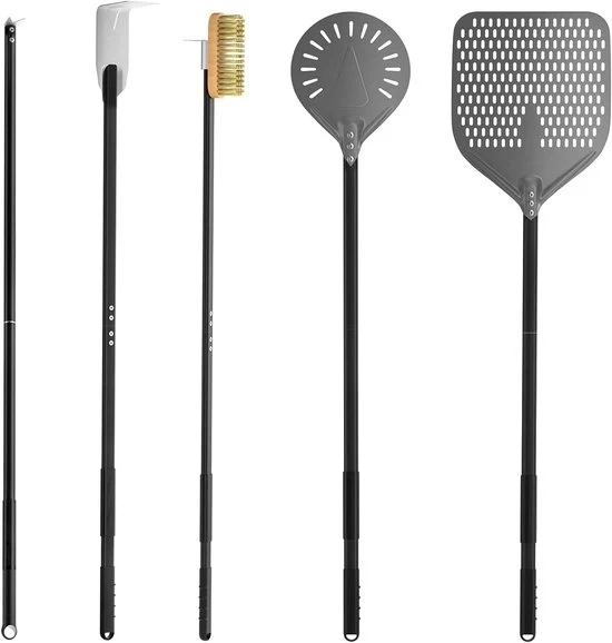 Set di pizza con accessori - ideale per uso domestico - 5 pezzi
