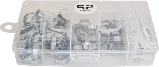 Set di 2 orecchioni - 120-delig cassa assortita - orecchioni per cavi orecchioni per tubi