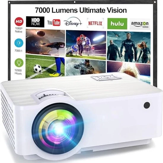 Proiettore Mini - 1080P - HDMI - LED