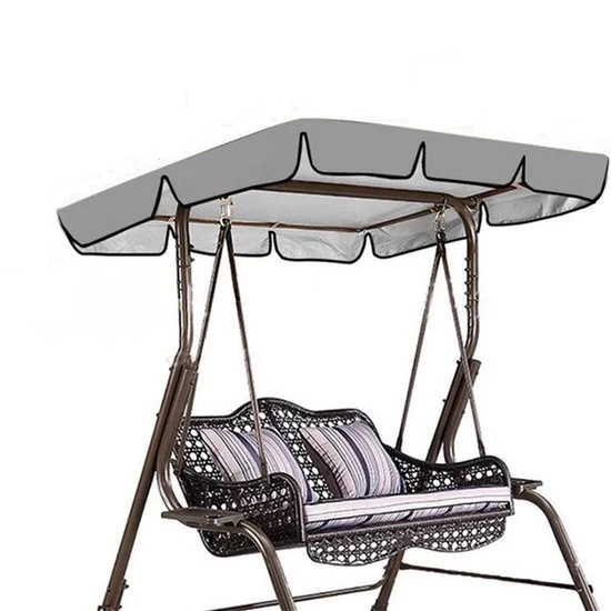 Ombrellone per 3 persone impermeabile, copertura intercambiabile con protezione UV, colore grigio