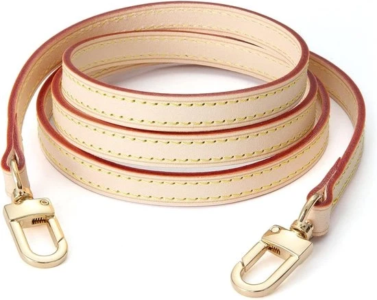 Borsa in Pelle Vachetta con Cinturino a Tracolla Corta e Riem di Piccola Dimensione per Mini Portafoglio