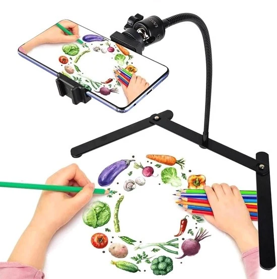 Stativo Portatile per Smartphone - Adatto per Streaming Online e Presentazioni Creative