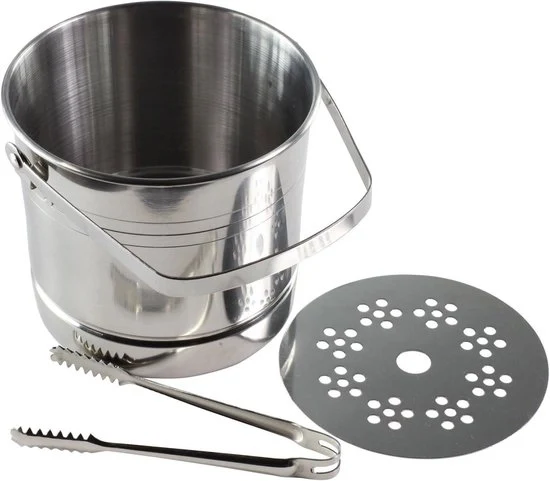 Isemmer con Tangolo e Strato di Drenaggio - Piccolo Set di Casa in Acciaio Inossidabile con Contenuto HTML Isemmer