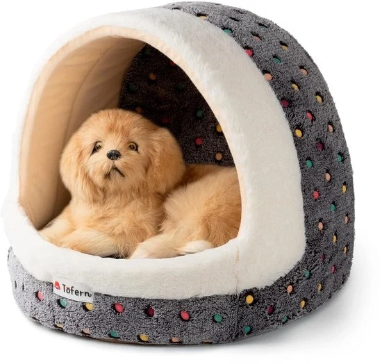 Igloo per animali domestici - caldo e morbido - 1 pezzo - PVC-pluche