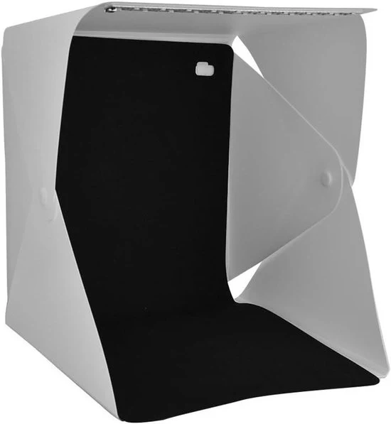 Kit di studio fotografico portatile e pieghevole mini con tenda - Box di luce fotografica con 4 sfondi