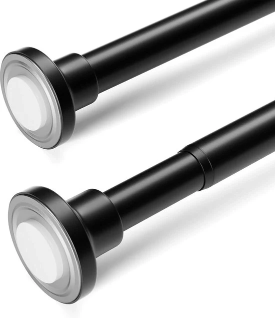 Telescopio estendibile per doccia da bagno e cucina senza fori 89-112 cm - Nero - Doccia estendibile per bagno e cucina