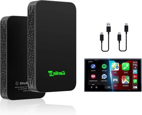 Adattatore CarPlay Android Auto wireless - converte CarPlay cablato in wireless - converte AA cablato in Android Auto wireless - veicoli con funzione CarPlay e Android Auto (2017-2024) Dongle Carplay
