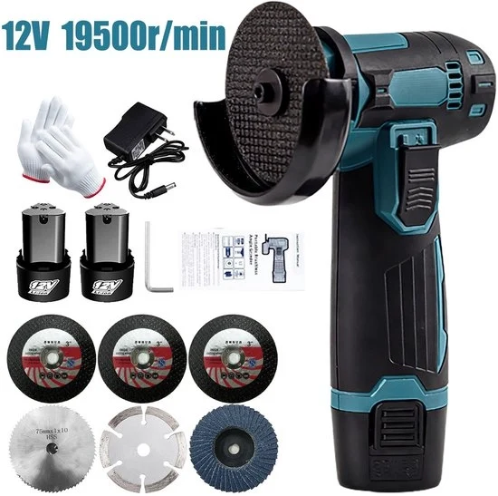 Mini Sfregiatore - 19.500 giri/min - 12V - Senza fili - Batteria Lithio