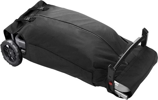 Copertura per barbecue a gas per Weber Traveler LP Nero 9010053 - Copertura protettiva per coperchio polverizzante impermeabile per griglia - Accessori per griglia 115 x 65 x 24 cm