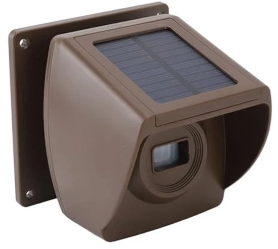 Sistema di Allarme per Ombra - Sensore di Movimento - Portata di 800m - Resistente alle Intemperie - Sistema Infrarosso - Per Giardino e Proprietà - Energia Solare