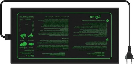 Mat di riscaldamento per semi - Ideale per la germinazione - 1 pezzo