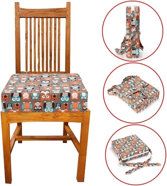 Altezza per Sedie per Bambini - Altezza per Sedie da Cucina - Elevatore di Sedie - Altezza per Sedie - Età Prescolare - Necessario per i Vostri Figli Altezza: 30-40 cm Peso: 3,5 kg Materiali: Legno e Plastica Età consigliata: 12-36 mesi