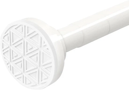 Maniglia per doccia regolabile - Antiscivolo e inox - 85-140 cm - Bianco - Acciaio inossidabile 304