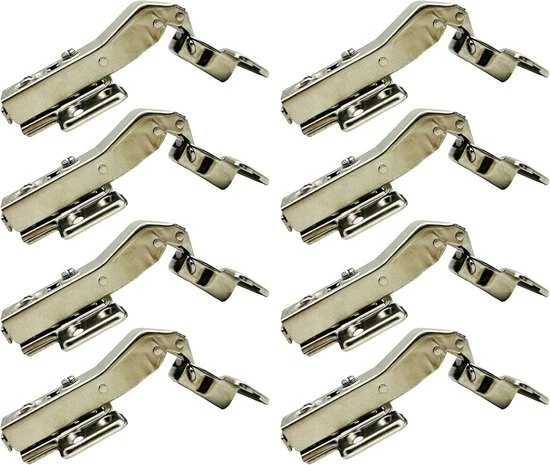 Scharnieri idraulici per porte angolari - Chiusura morbida - 8 pezzi