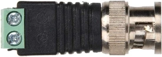 Adattatore BNC maschile a schermo maschile BNC connettore a schermo adapter per balun di cavo coaxiale video