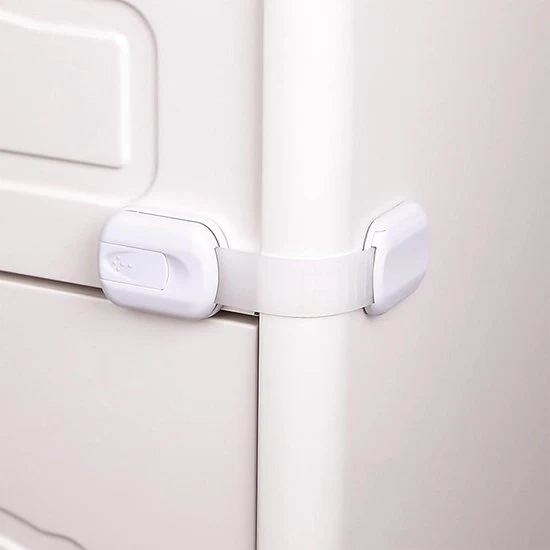 Kit di sicurezza per bambini per sigillare (8 pezzi) slot per armadi e cassetti - Adesivo con massima aderenza 3M - Babyproofing sicuro per armadi e cassetti con protezione per bambini slot per cassetti