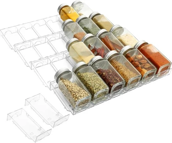 Organizzatore di spezie - Conservazione cucina - 24 pezzi