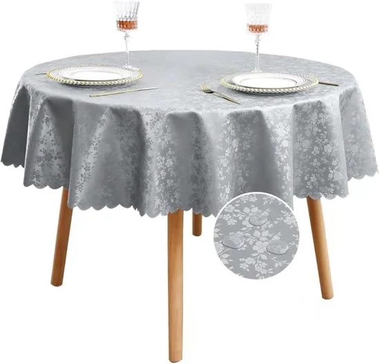 Tavolo da cucina con tovagliolo circolare - impermeabile - 160 cm - plastico