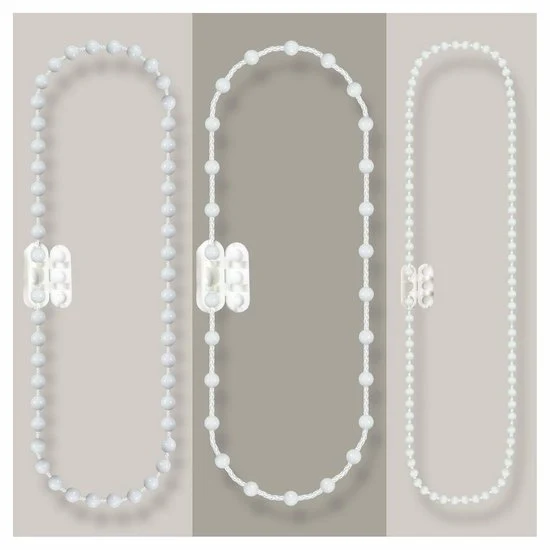 Rete a rullo in PVC - catena di comando 10 metri - bianco