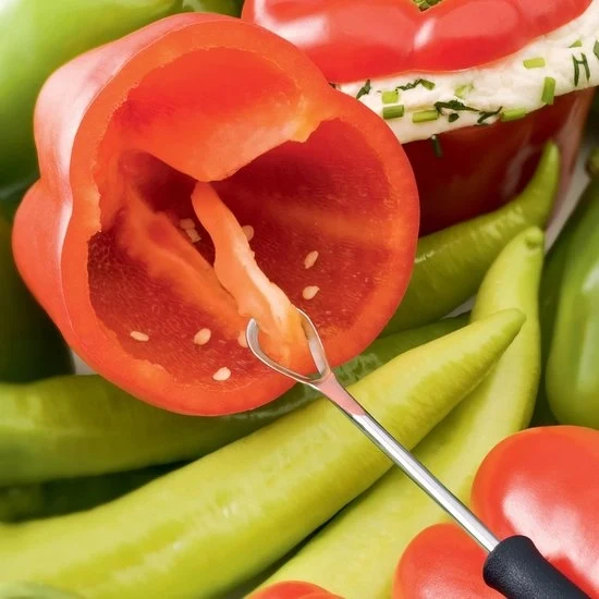 Pulitore di peperoncino - Qualità professionale - Adatto per jalapeno e peperoncini puntuti