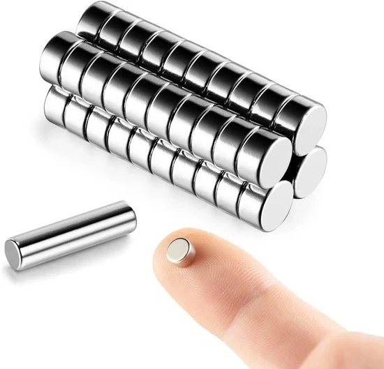 Magneti Neodymium piccoli - Magneti mini per modellismo - 40 pezzi - 6x3mm