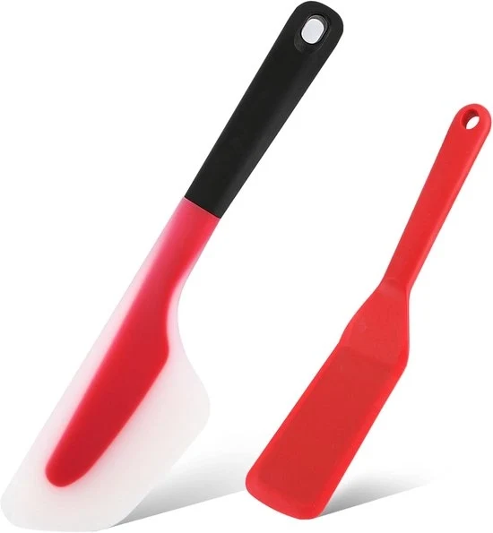 Spatola per Frittate in Silicone - Senza Aderenza - 2 Pezzi - Accessori Cucina