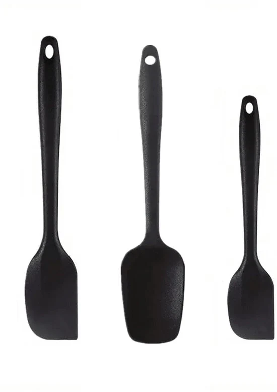Set di Spatole in Silicone - 3 pezzi - Alta Temperatura - BPA Libero