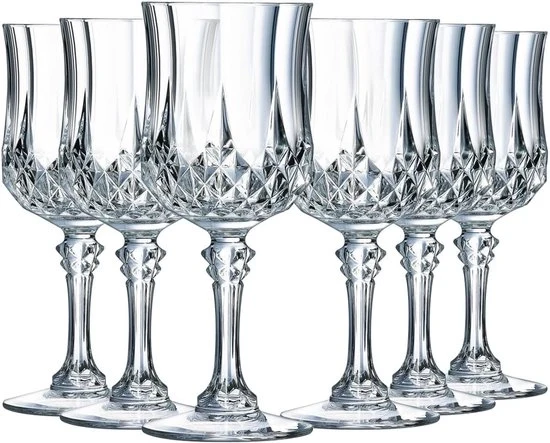 Vetri di vino eleganti - alta qualità - 6 pezzi