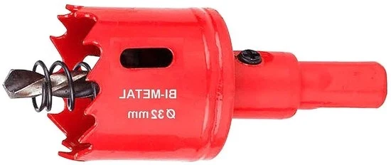 Tagliabuchi bi-metallici con trapano a sega per mais - 32 mm