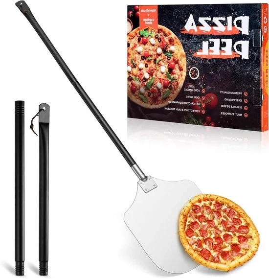 Spiedino rettangolare - adatto per griglia e forno a pizza - 1 pezzo - alluminio - 30,5 x 42 x 124 cm