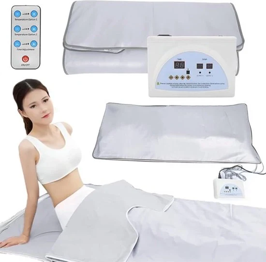 Dipendenza per sauna - Coperta infrarossa - Terapia infrarossa - Coperta elettrica - Coperta di calore - Ideale per rilassarsi