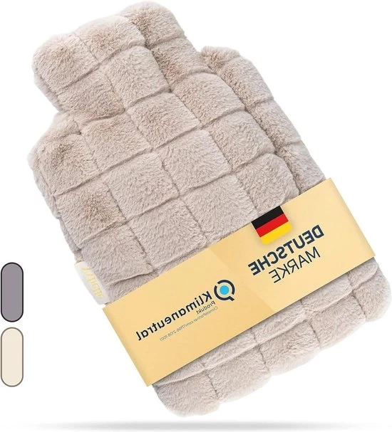 Termo con rivestimento morbido in gomma naturale - impermeabile - grande - rivestimento lavabile in lavatrice - contenitore per acqua calda da bere - termos 2 litri