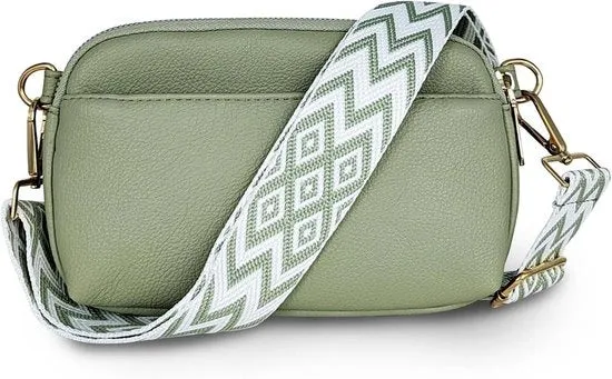Borsa da spalla per donna - borsa da braccio - 1 pezzo - nero - pelle autentica