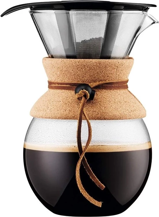 Caffettiera a Filtraggio Continuo 1 L - Transparenza a Doppia Lastra - 11571-109 - 14 x 163 x 202 cm - per una Caffè Perfetto