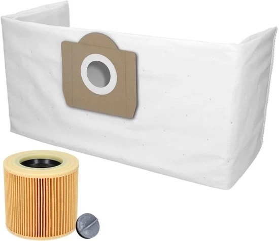 Set di sacchi per aspirapolvere e filtro - 10 pezzi - Microfibra - Elevate prestazioni di filtro