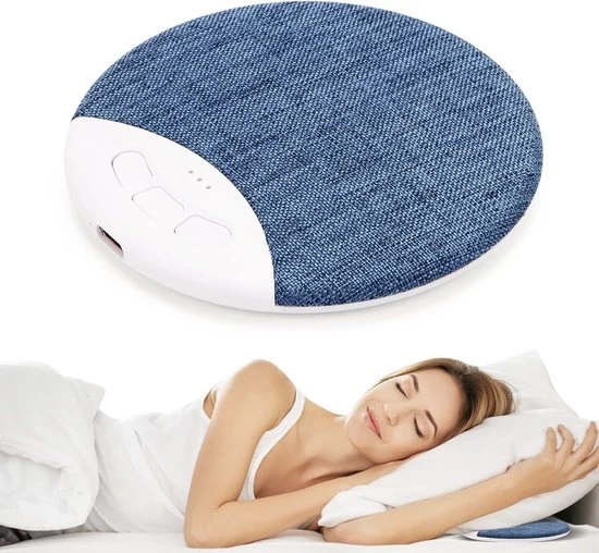 Lettore Bluetooth per cuscino 2026 – Nuova lettore mini portatile per sotto il cuscino, con guida a bottone. Lettore Bluetooth per cuscino con funzione oraria, aiuto sonoro per dormire con basso stereo.