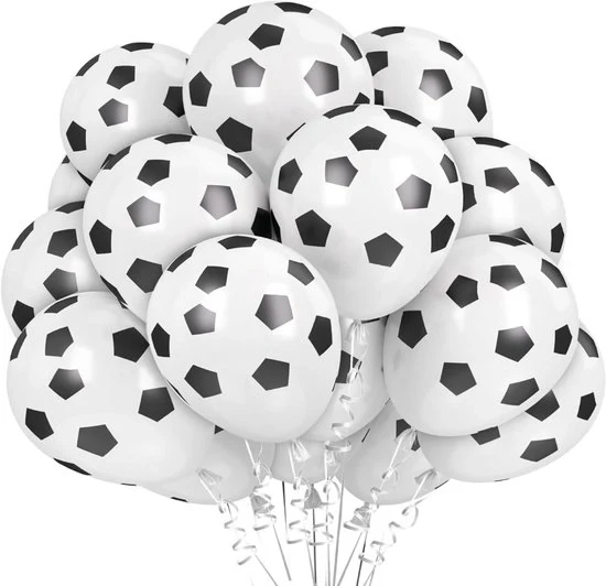 Palloni da Calcio 40 Pezzi – 30 cm Palloni in Lattice – Tema Calcio Festa per Bambini – Compleanno e Festa Sport Decorazione