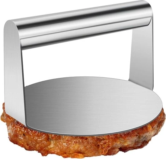 Fornello a Fiamma per Smash Burger in Acciaio Inossidabile 55 Pollici - Fornello a Fiamma Ronde per Smash Burger - Accessori per BBQ per Fornello a Fiamma a Piastra Piana per Smash Burger