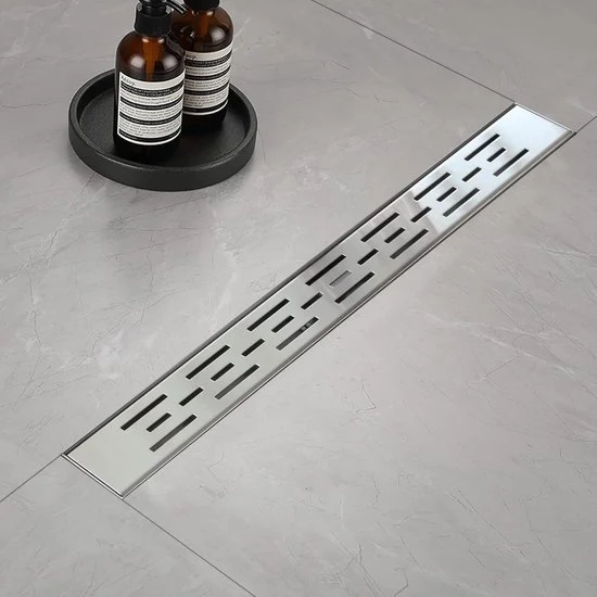 Douchegoot in acciaio inossidabile - 80 cm