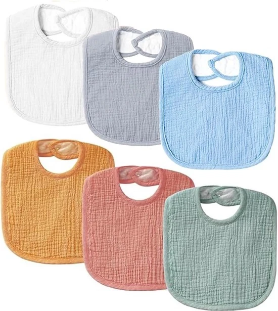 Slabbetje per neonati - assorbente e unisex - 2 pezzi