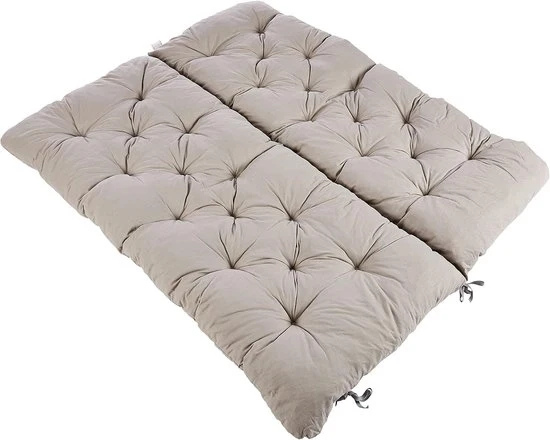 Cuscino grigio chiaro con divisione per divano 2 posti - cuscino da divano comodo - 1 pezzo