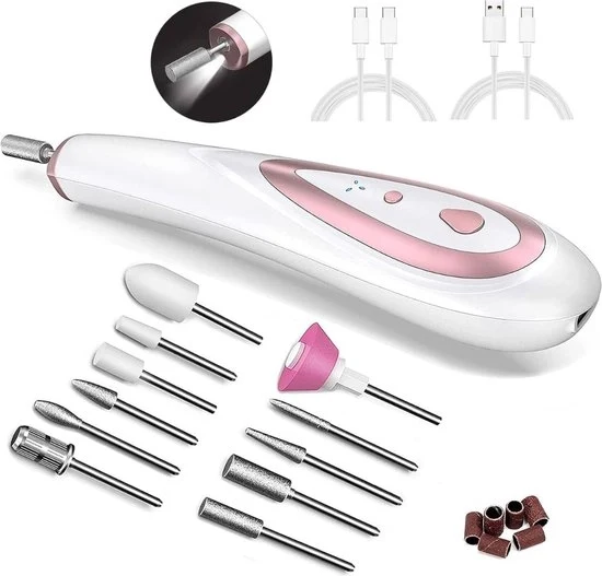 Strumento per levigare unghie elettrico - Kit manicure - Manicure e pedicure - Strumento per levigare unghie - Strumento per levigare e pulire unghie Modello: Specifica tecnica: Codice prodotto: