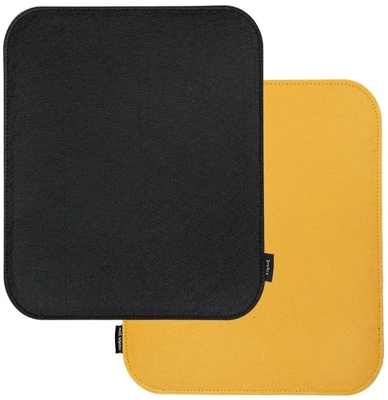 Set di cuscini per sedere - multifunzionale e sostenibile - 2 pezzi - reversibili - 40 x 33 x 1 cm