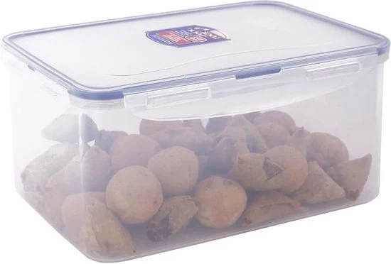 Scatola di Stoccaggio Rettilinea in Plastica Transparente - 248 x 18 x 12 cm - 36 litri Contenitore di Conservazione di Torta