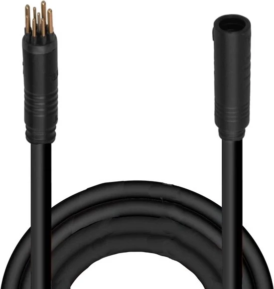 Cavo di estensione per motori e-bike - cavo 9 poli impermeabile per motori di ruota (15 mm x 1600 mm)
