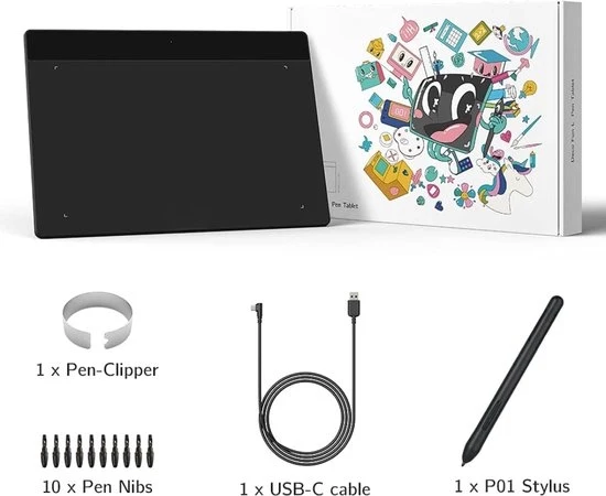 Tavola grafica Bluetooth con controllo di inclinazione - 60° inclinazione - Incluso pennello - Verde