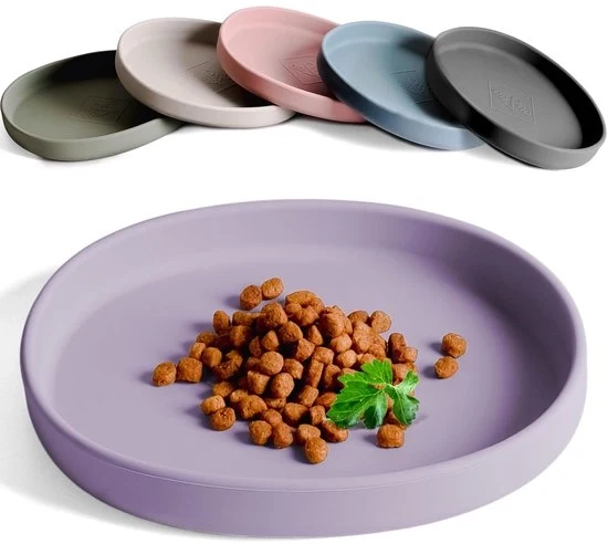 Piatto per gatti - scala extra spessa - adatto a tutte le razioni - silicone