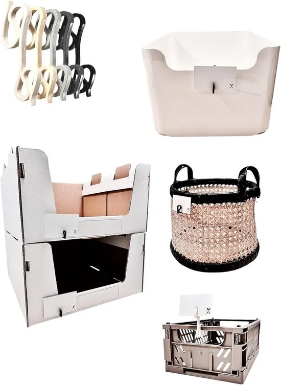 Set di clip di fissaggio universale per etichette di vetro - 10 pezzi - beige - clip di fissaggio duraturo